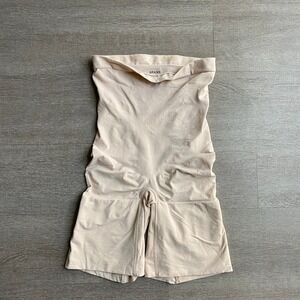 Spanx Seamless Power High Waisted Mid Thigh Short Size XL Nude Shapewear 1287